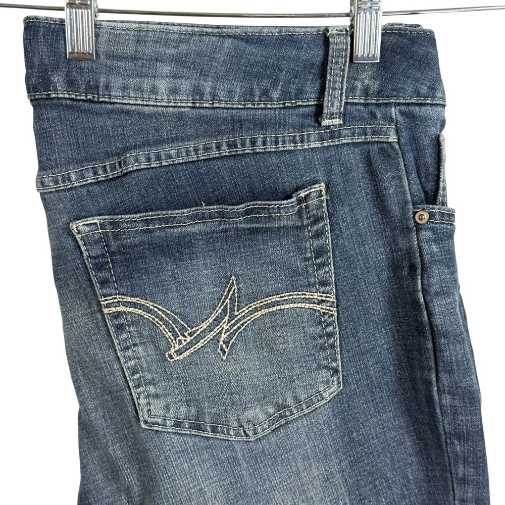 Wrangler Straight Leg Jeans Denim Blue Wash Women's Size 15x31
